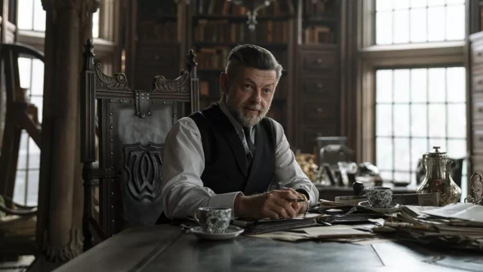 In "The Batman" the character Alfred is a fully CGI model, with Andy ...