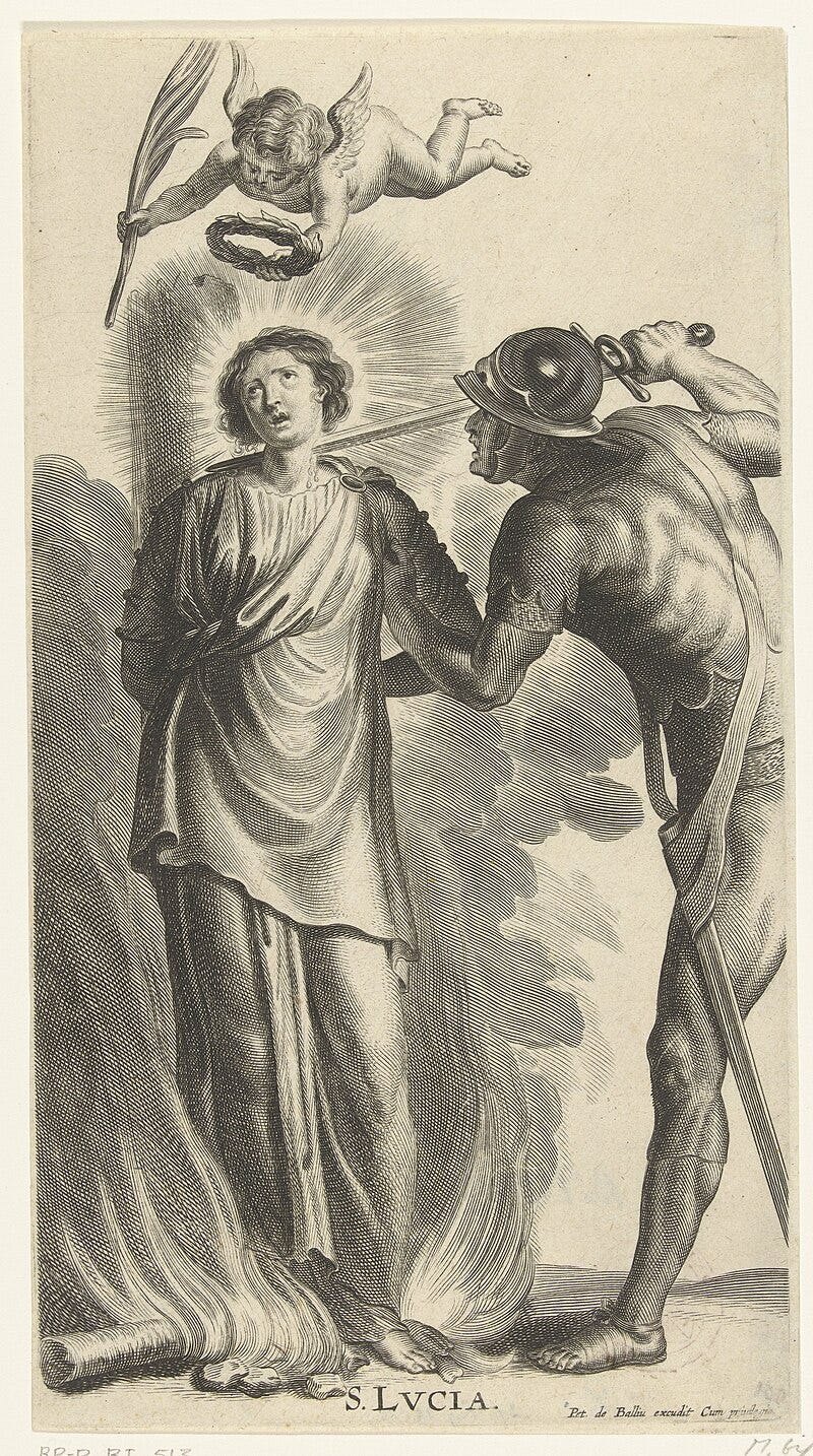 Thumbnail for File:Martelaarschap van heilige Lucia S. Lvcia (titel op object), RP-P-BI-513.jpg