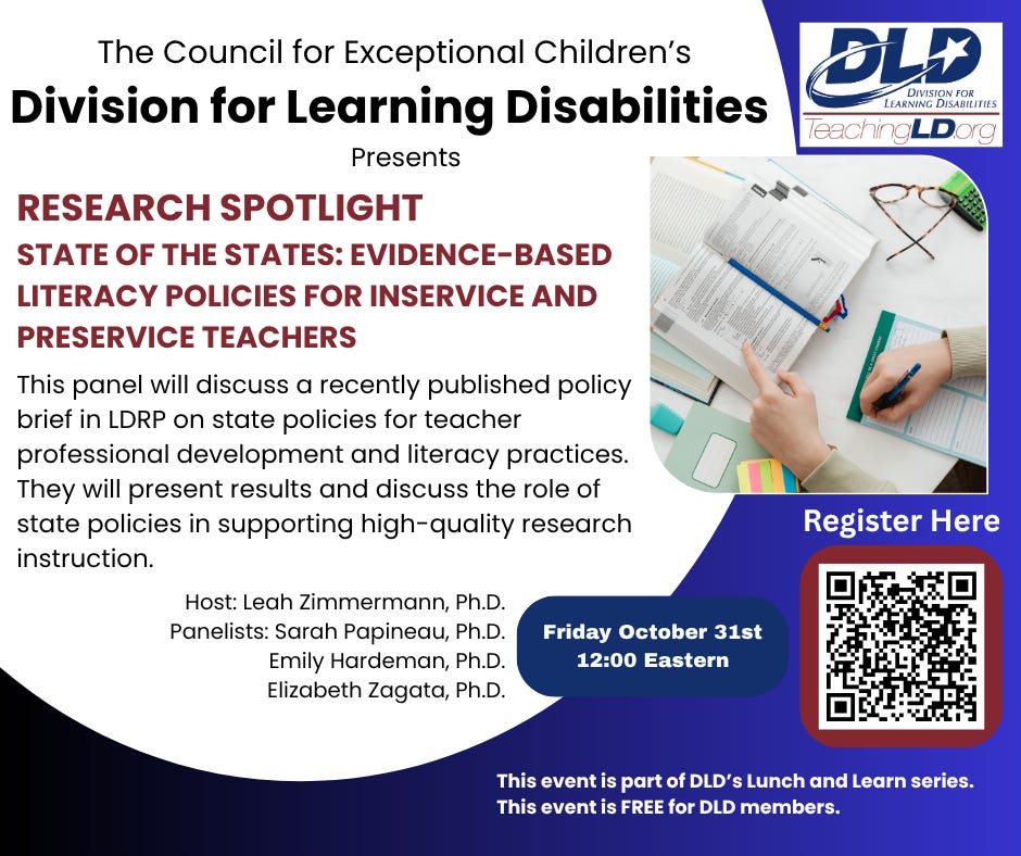 The Council for Exceptional Children’s Division for Learning Disabilities presents How and What to Teach Students With Disabilities in Mathematics with Dr. Russell Gersten. In this presentation Dr. Gersten will discuss his recently published article in Learning Disabilities Research & Practice on (a) evidence-based techniques in mathematics and (b) issues raised by the NCTM/CEC position statement.  Dr. Gersten will deliver a 20-minute presentation, followed by a 10-minute Q&A session to address questions and concerns. Register Here. The Council for Exceptional Children’s Division for Learning Disabilities presents How and What to Teach Students With Disabilities in Mathematics with Dr. Russell Gersten. In this presentation Dr. Gersten will discuss his recently published article in Learning Disabilities Research & Practice on (a) evidence-based techniques in mathematics and (b) issues raised by the NCTM/CEC position statement.  Dr. Gersten will deliver a 20-minute presentation, followed by a 10-minute Q&A session to address questions and concerns. Register Here.