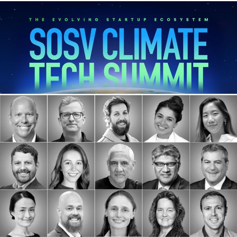 If you want proof that climate tech is alive and well, join us at the SOSV  𝐂𝐥𝐢𝐦𝐚𝐭𝐞 𝐓𝐞𝐜𝐡 𝐒𝐮𝐦𝐦𝐢𝐭 (𝐍𝐨𝐯 3–7, 𝐅𝐫𝐞𝐞,  𝐕𝐢𝐫𝐭𝐮𝐚𝐥). We just dropped the agenda, and it's loaded… | SOSV