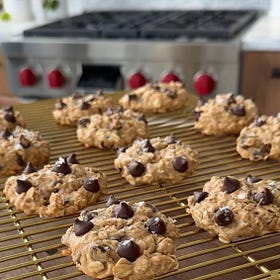 Healthy Oatmeal Chocolate Chip Cookies