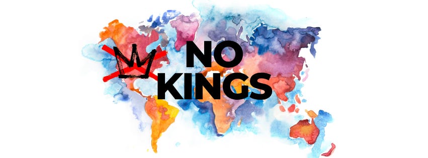 No Kings Protest Art