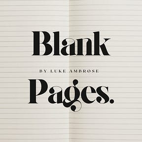 Blank Pages