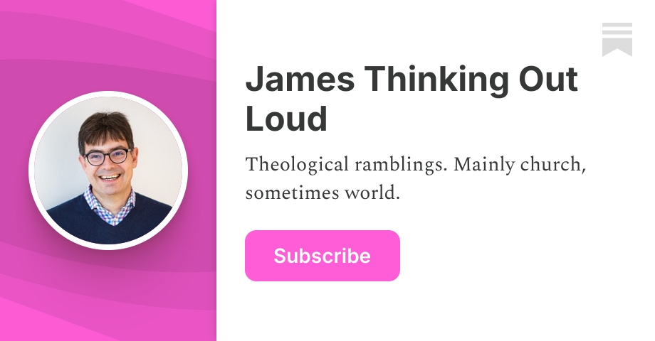 James Thinking Out Loud | Substack
