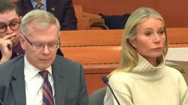 Gwyneth Paltrow accused of 'skiing out of control' in 'hit and run' trial -  Mirror Online