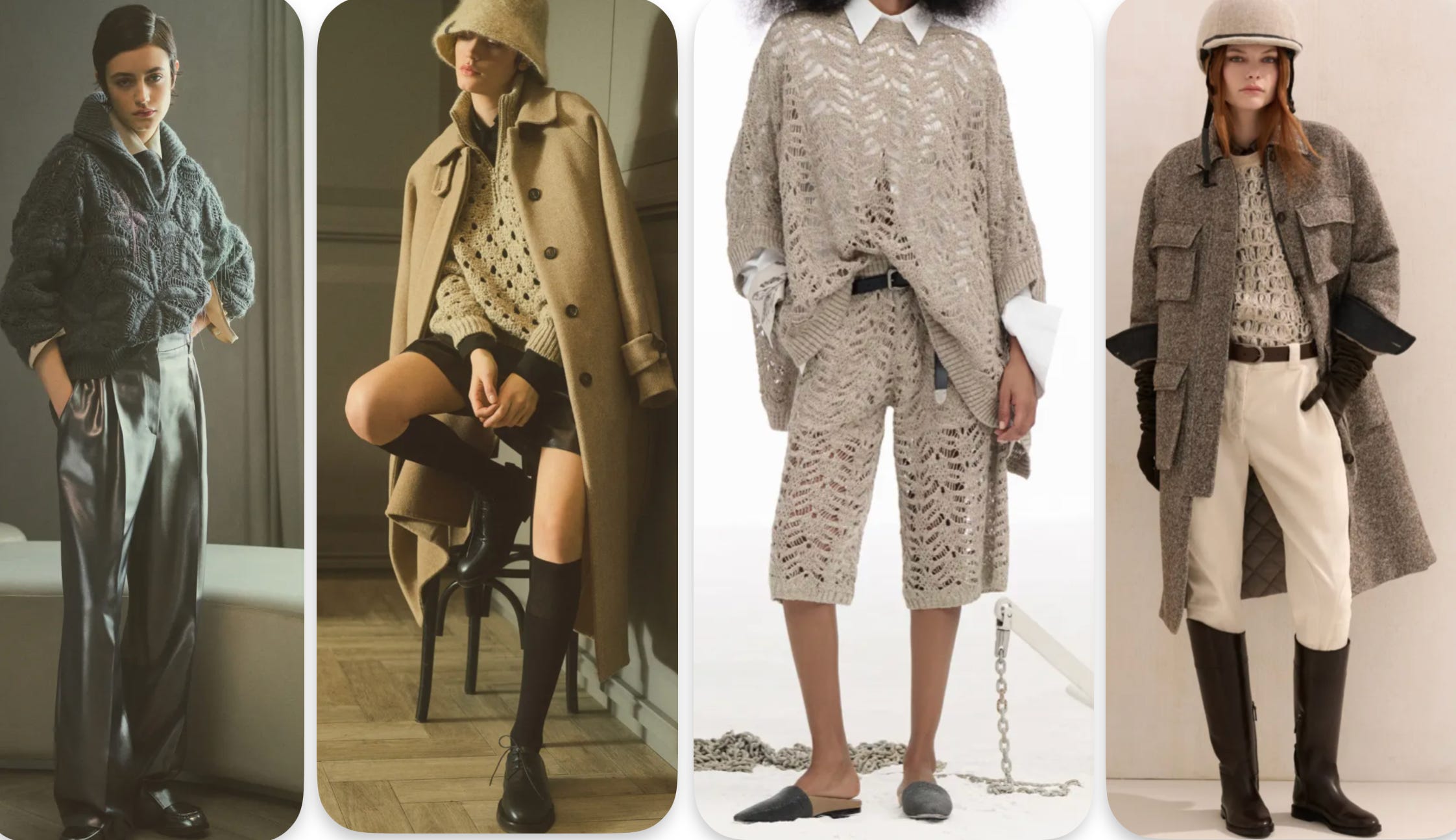 Brunello Cucinelli 10 Years Lookbook, Six Signature Cashmere