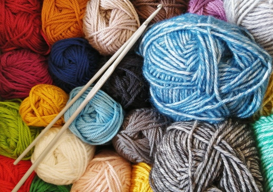 orange blue and white yarn orange blue and white yarn