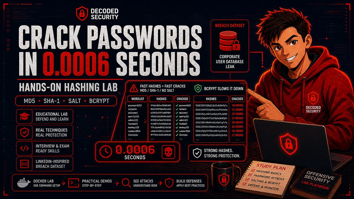 Hands-On Lab: How Attackers Crack Passwords in 0.0006 Seconds