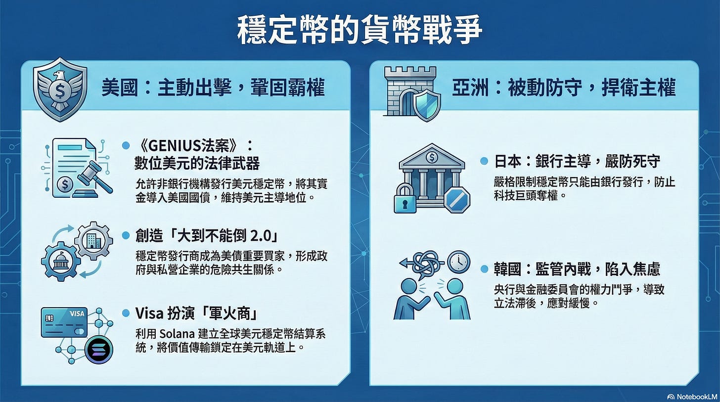 穩定幣-貨幣戰爭-美國-亞洲