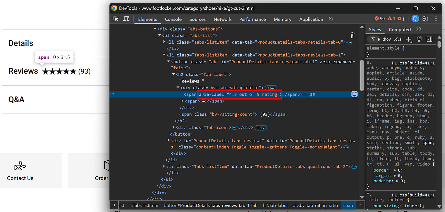 Note the aria-label attribute