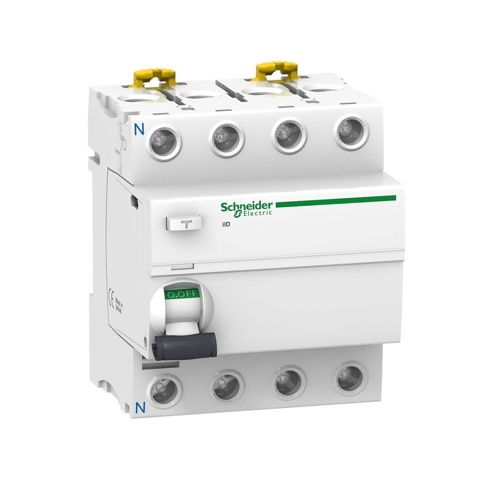 PROMELSA: Interruptor diferencial 4x40A 30mA 230V 4 módulos DIN ID