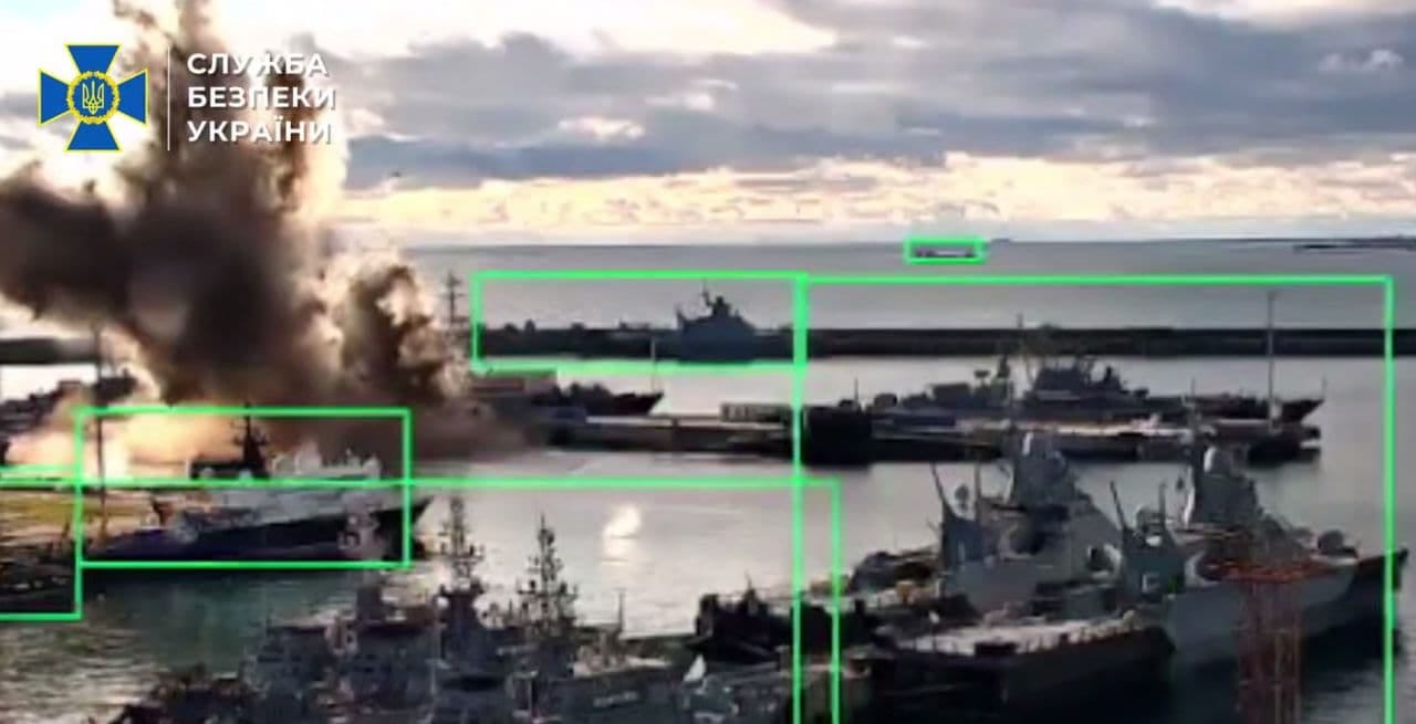 Ukraine Blows Up a Russian Submarine With an Underwater Drone