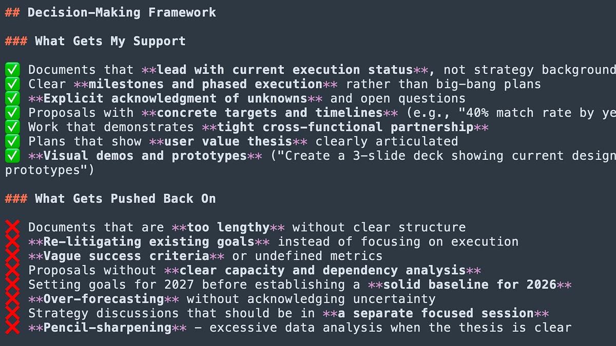 Build an /Exec-Review AI Skill to Stop Guessing What Your Leader Wants