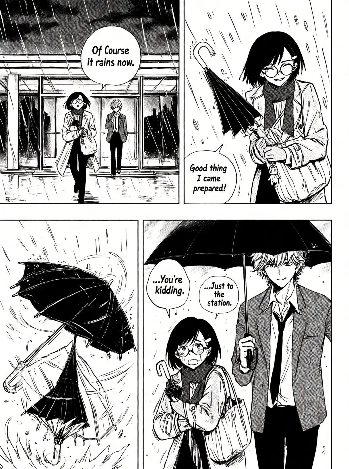 Sample manga style image genration with Tsubaki.3 Sample manga style image genration with Tsubaki.3