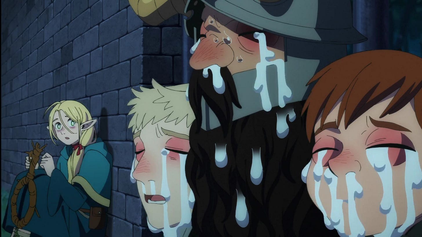Delicious in Dungeon episode 15: Marcille's petrification