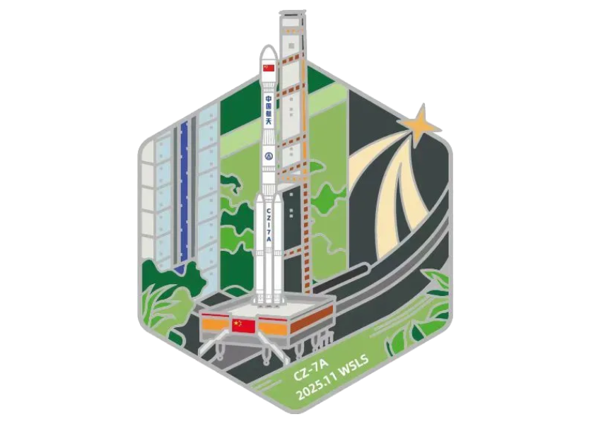 The China Academy of Launch Vehicle Technology’s patch for the Long March 7A Y10 launch mission. The China Academy of Launch Vehicle Technology’s patch for the Long March 7A Y10 launch mission.