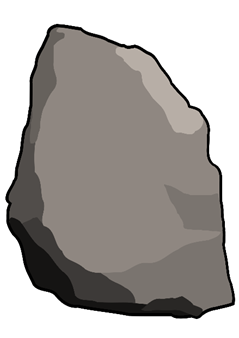 A grey rock with black background

AI-generated content may be incorrect.