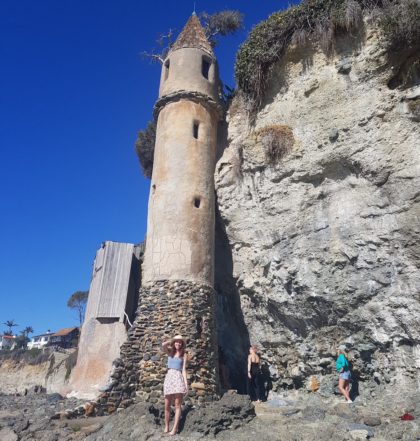 The pirate tower at laguna beach