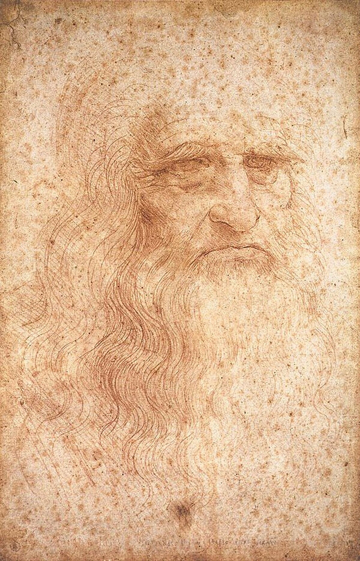 presumed Leonardo self portrait