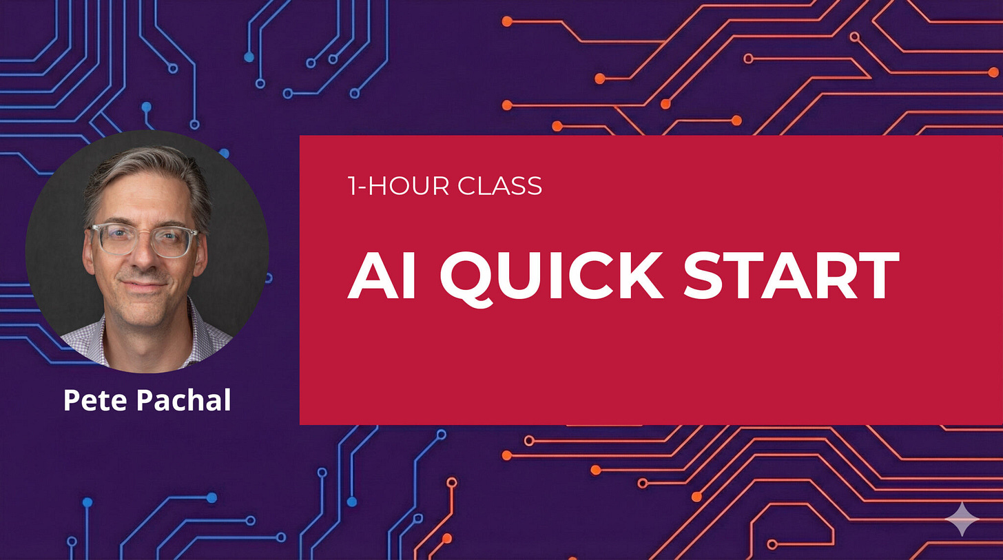 AI Quick Start course banner