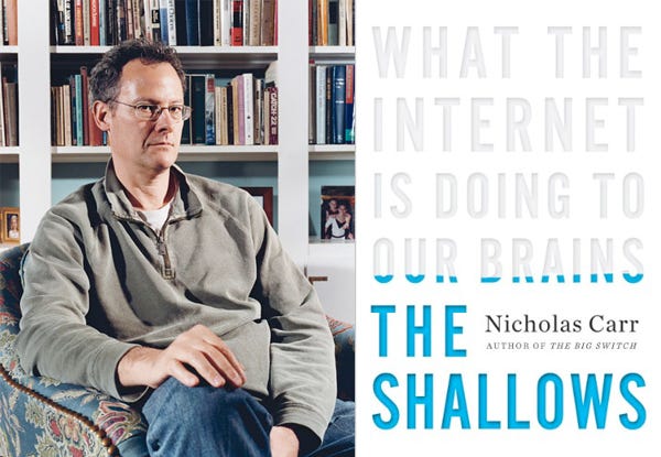 The Shallows: Nicholas Carr at Loyola April 17 – Antenna.Works