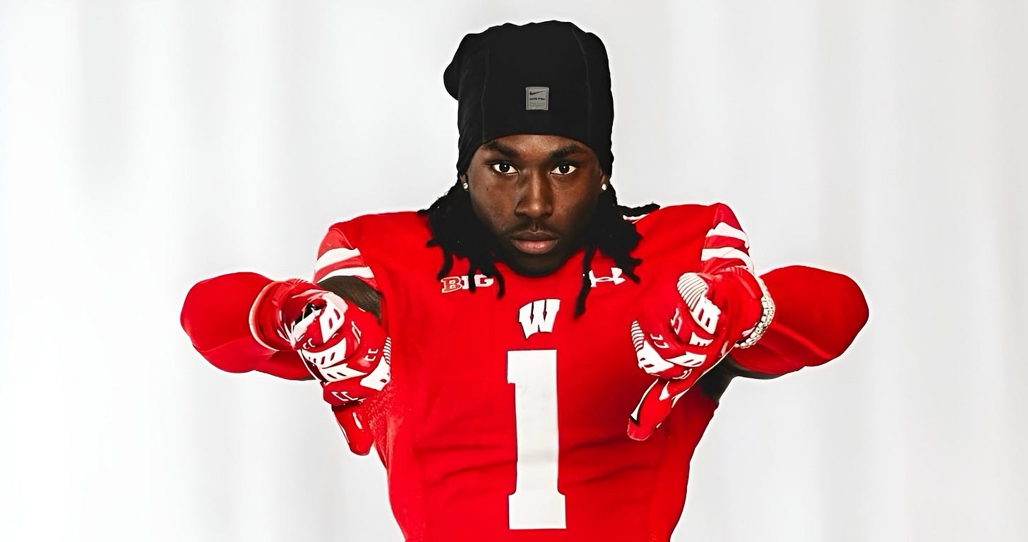 Wisconsin Badgers transfer cornerback Eric Fletcher