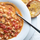 White Beans with Tomatoes – A Quick Version