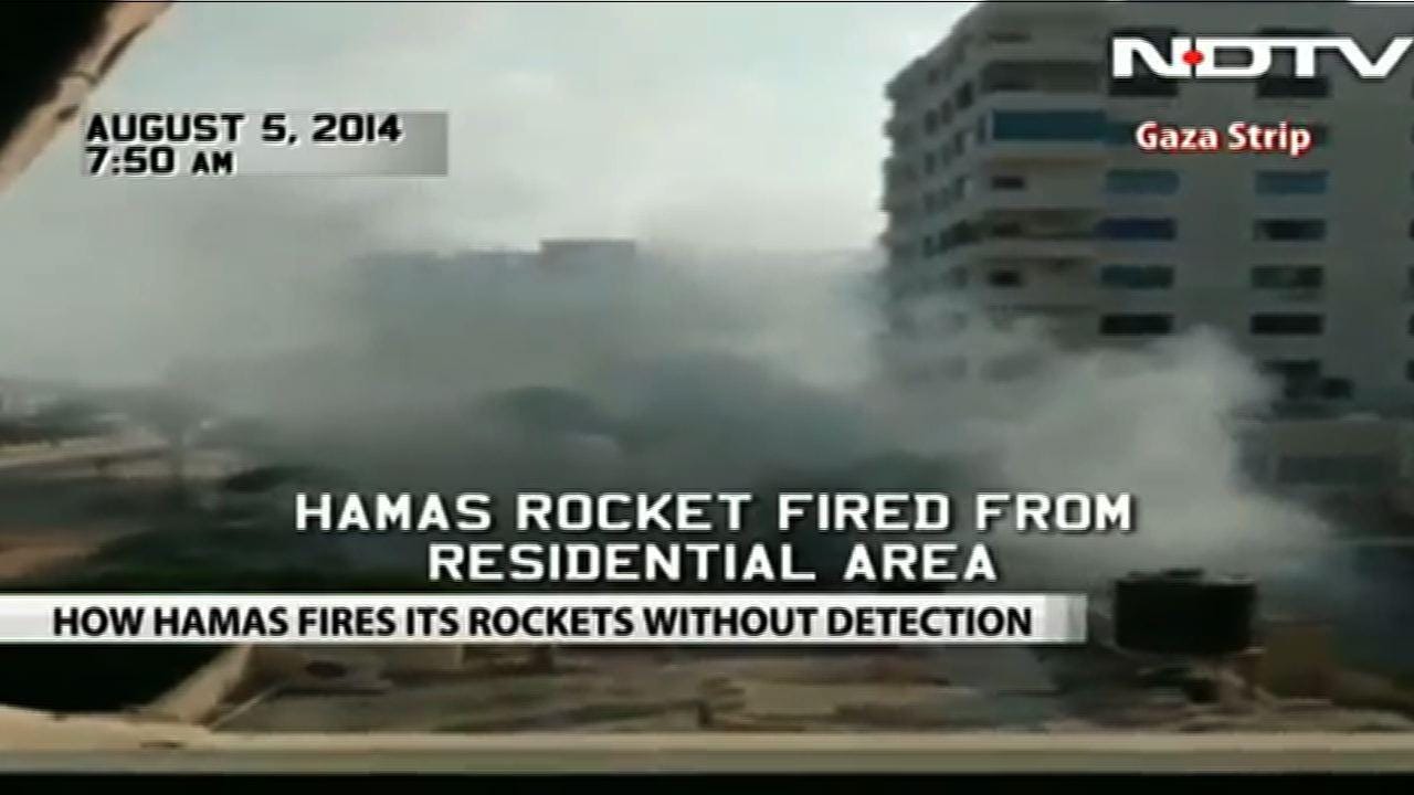 Video Allegedly Shows Hamas Firing Rocket