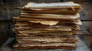 Free Aged Paper Pile Image | Download ...