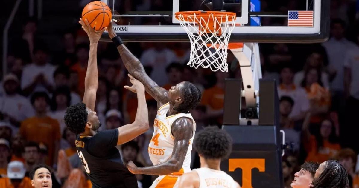 Felix Okpara Tennessee Basketball Vanderbilt Felix Okpara Tennessee Basketball Vanderbilt