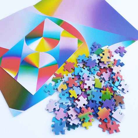 Soonness Avant Garde Arcs Jigsaw Puzzle
