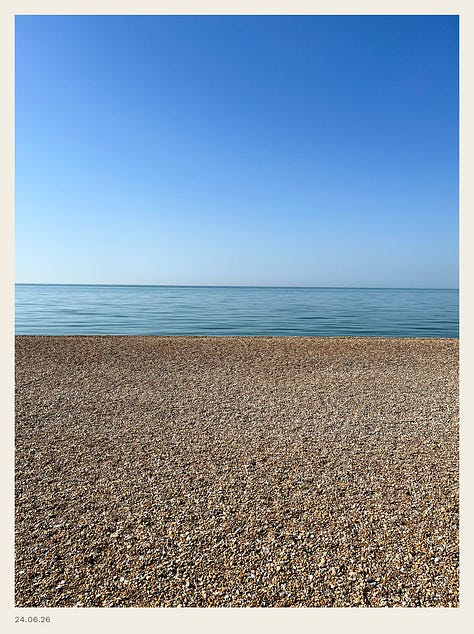 A selection of shots of the English coast