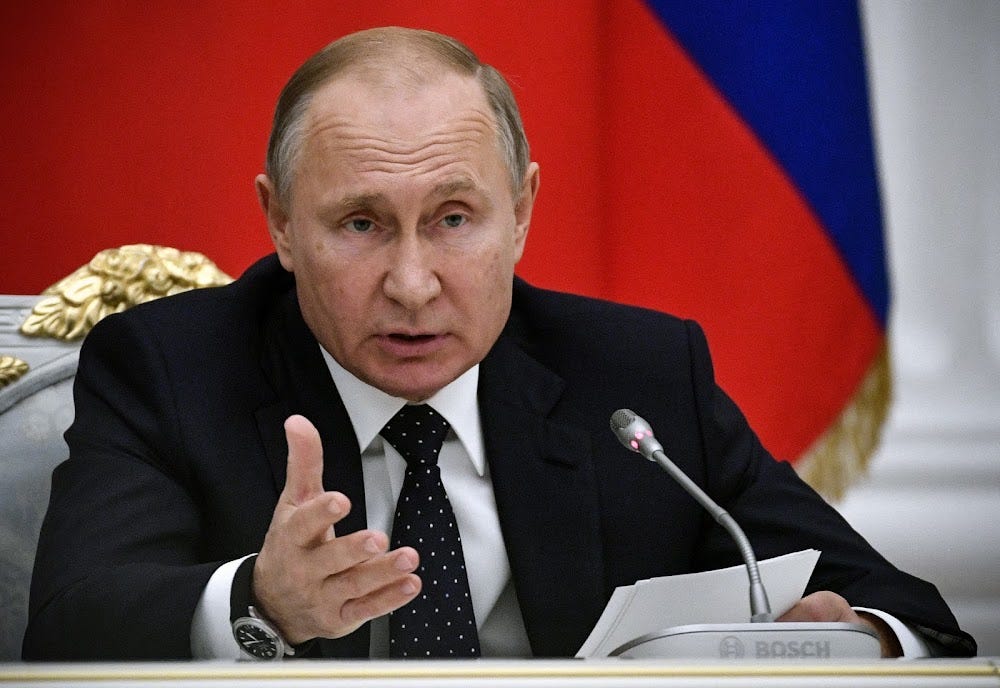 Vladimir Putin, in New Year letter to Donald Trump, says ...