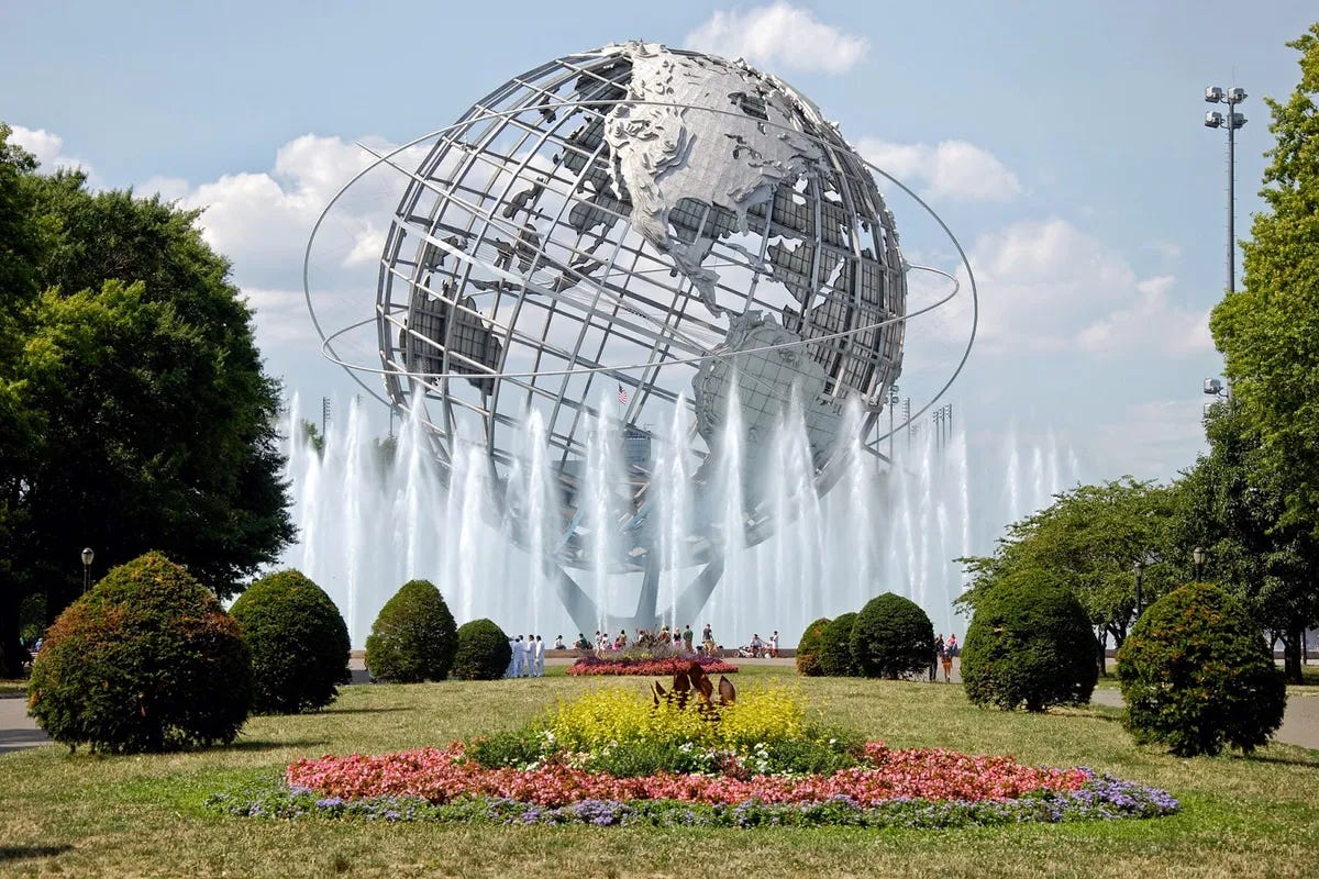 The Unisphere in Flushing Meadow Pary Queens, NY
