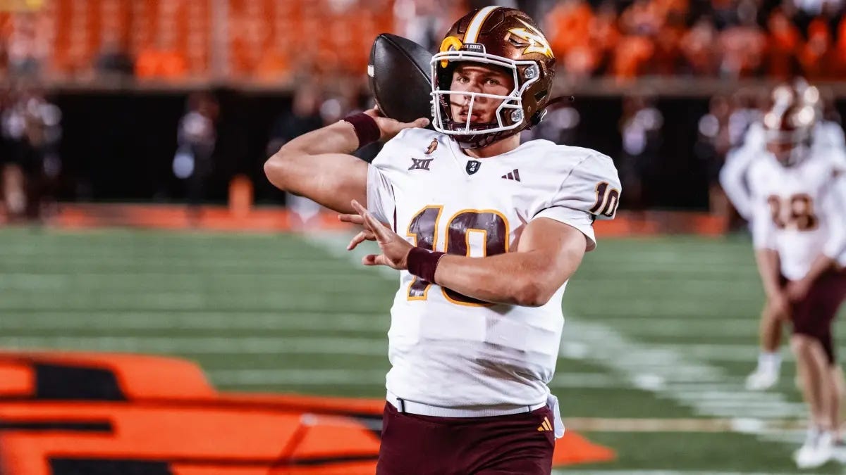7 words that define ASU quarterback Sam Leavitt: 'How great do you want to  be?' | ASU Sun Devil Athletics