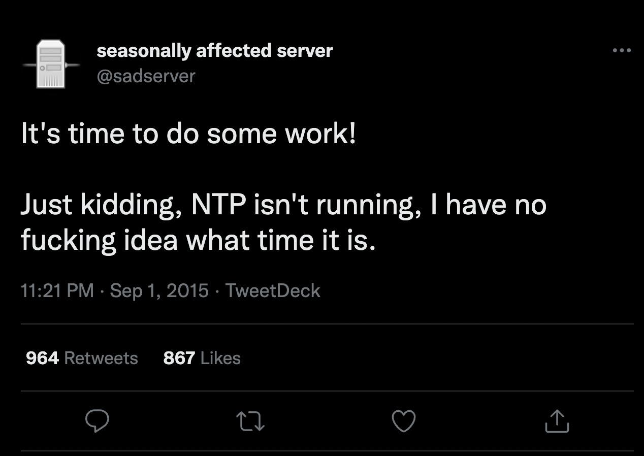 ntp tweet