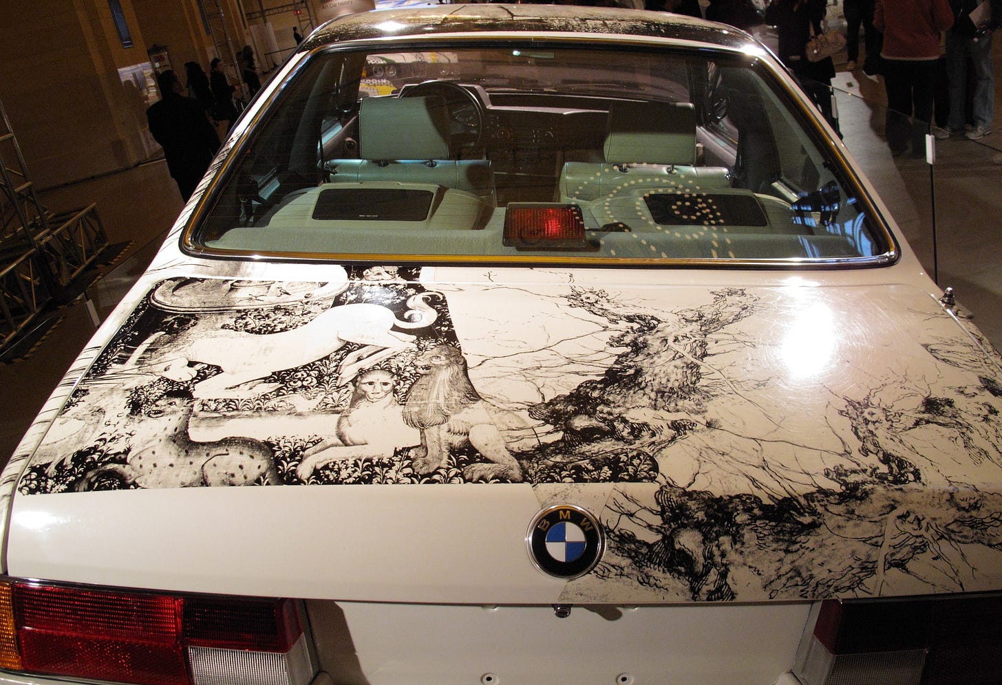 BMW 635 CSi Art Car by Robert Rauschenberg, April 2009 2 BMW 635 CSi Art Car by Robert Rauschenberg, April 2009 2