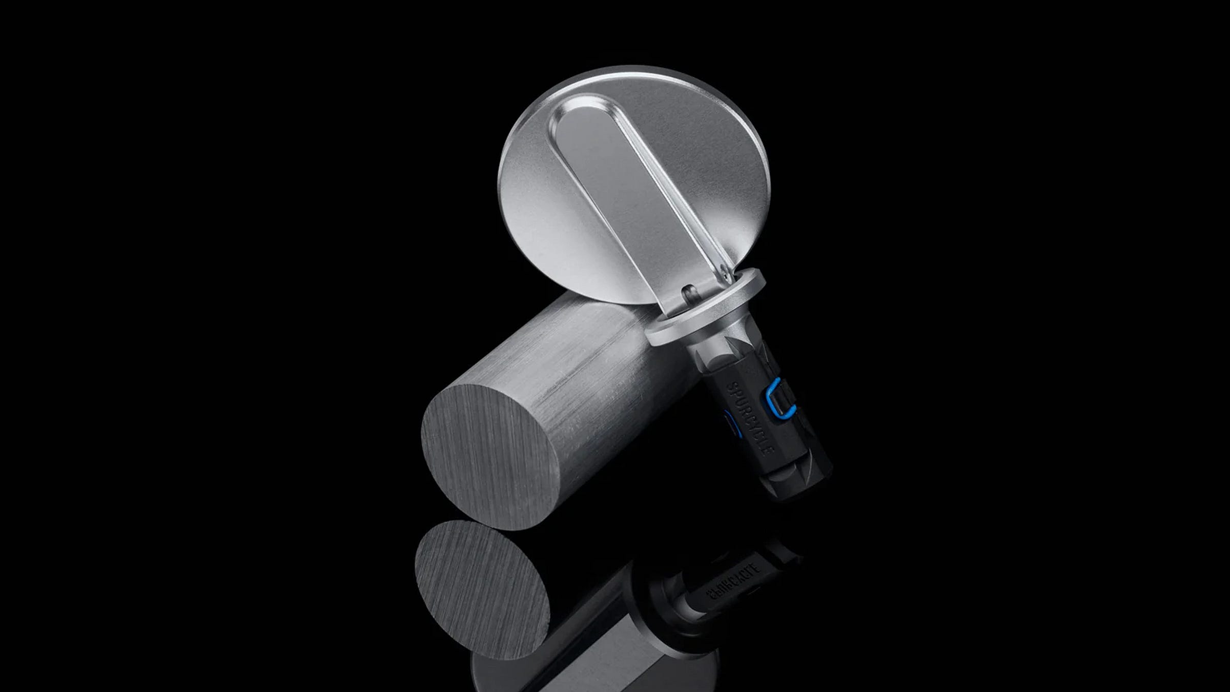 Spurcycle Pro Mirror with aluminum block