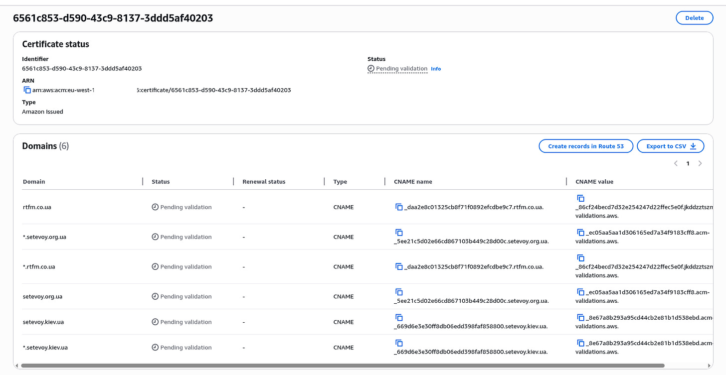 AWS: basic infrastructure setup for WordPress