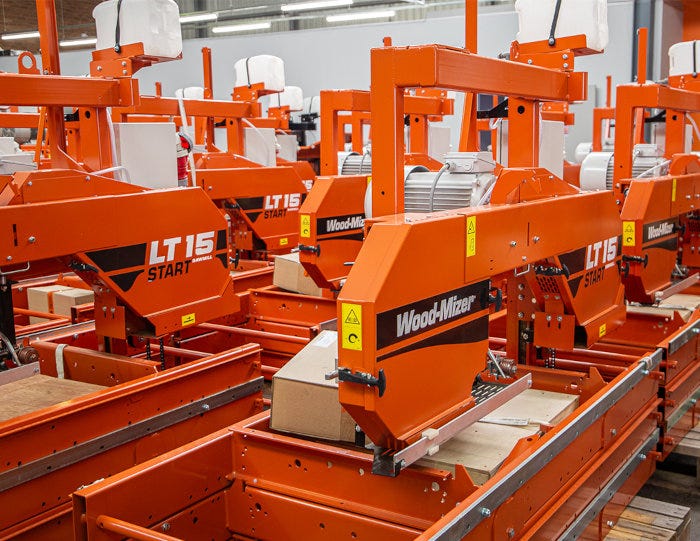 Expanded new machine stock levels in the DRC makes it easy to buy a Wood-Mizer.