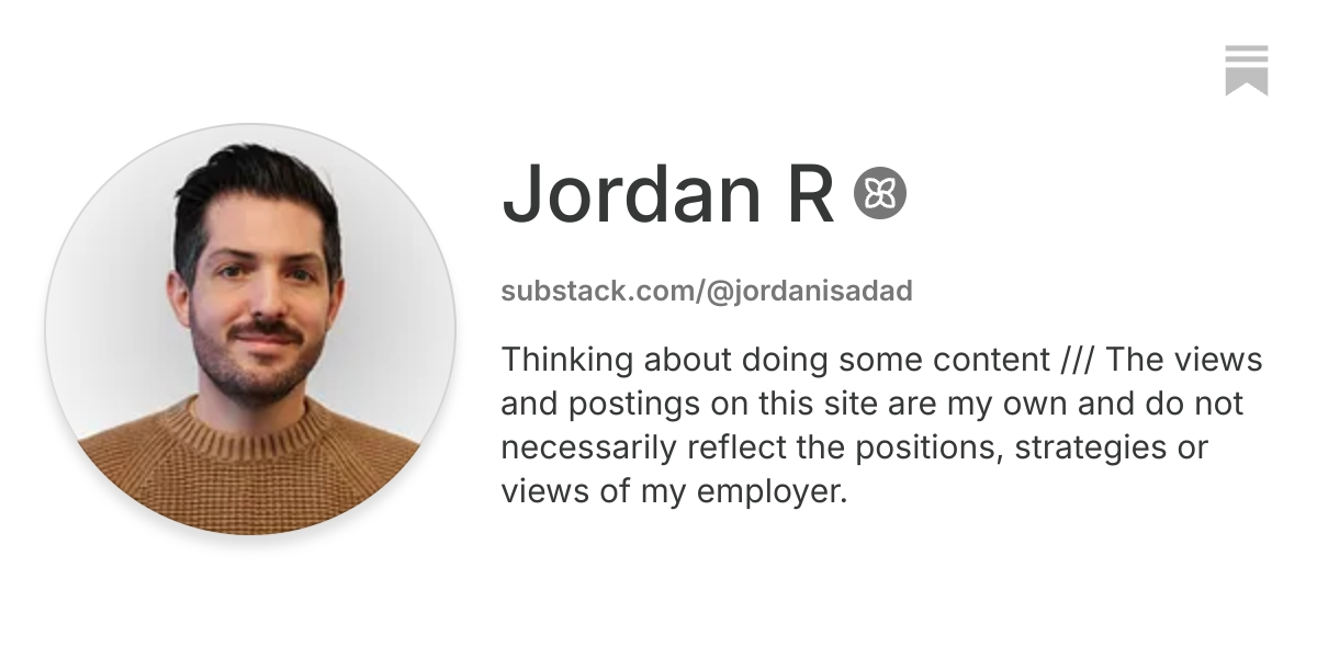 Jordan R | Substack