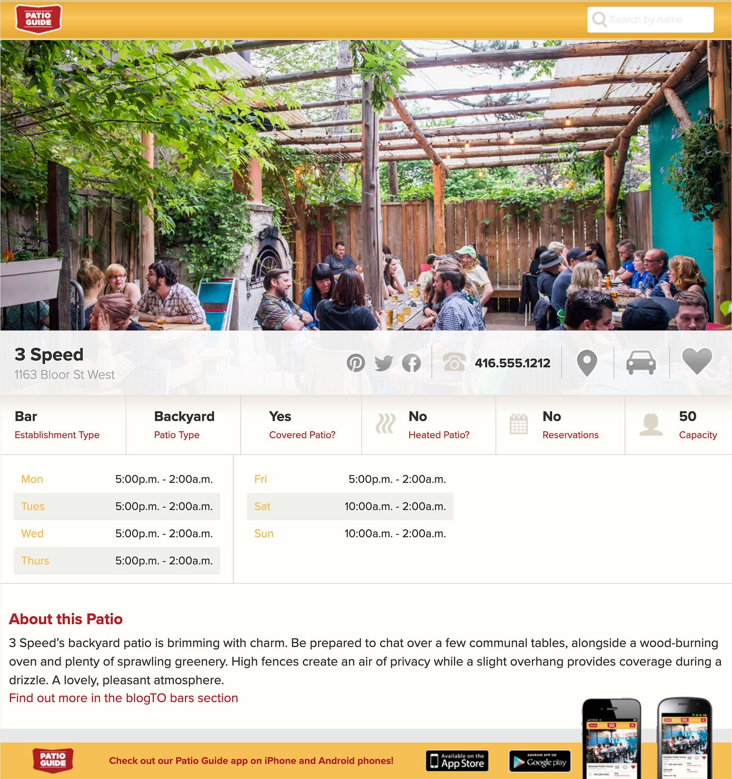 Toronto patio guide