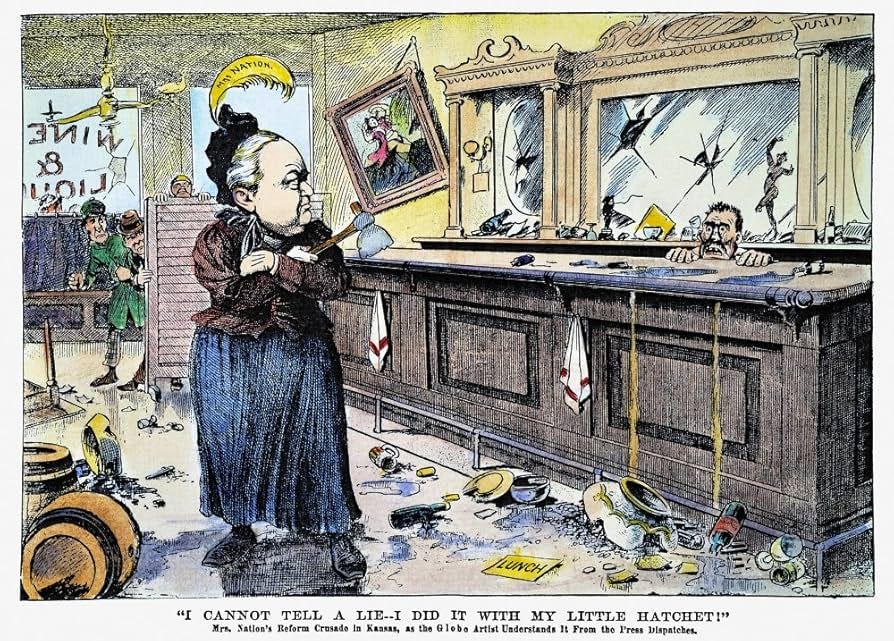 Carry Nation Cartoon 1901 Ncarry Nation (1846-1911) On The Warpath In Kansas American Newspaper Cartoon 1901 Poster Print by (18 x 24) : Amazon.co.uk: Home & Kitchen Carry Nation Cartoon 1901 Ncarry Nation (1846-1911) On The Warpath In Kansas American Newspaper Cartoon 1901 Poster Print by (18 x 24) : Amazon.co.uk: Home & Kitchen