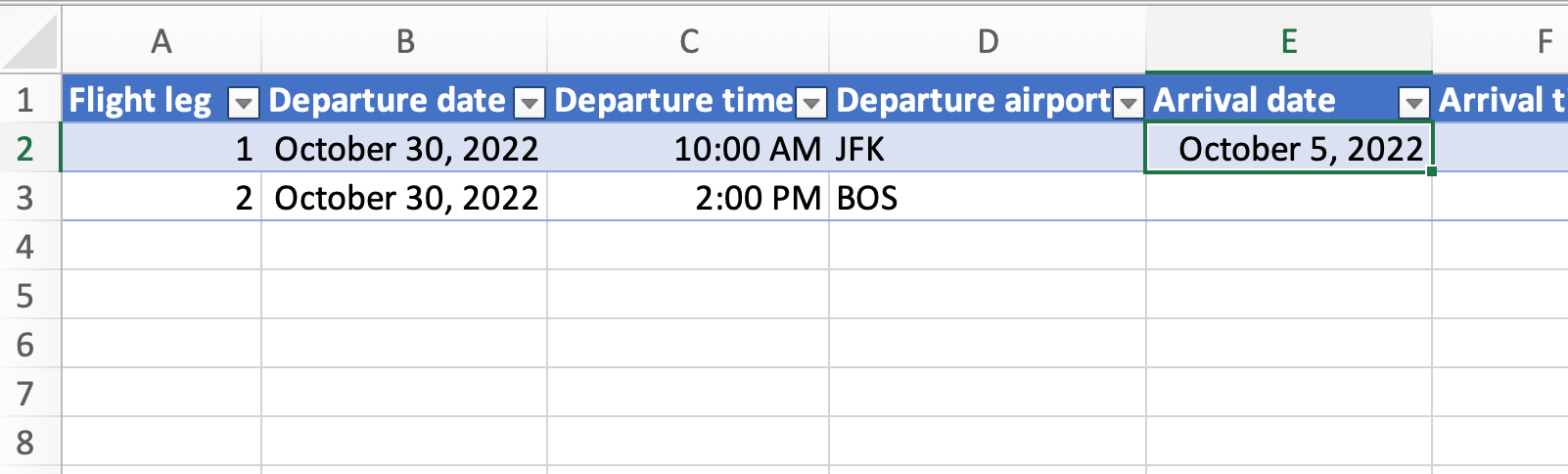 Excel: Structured References and Data Validation