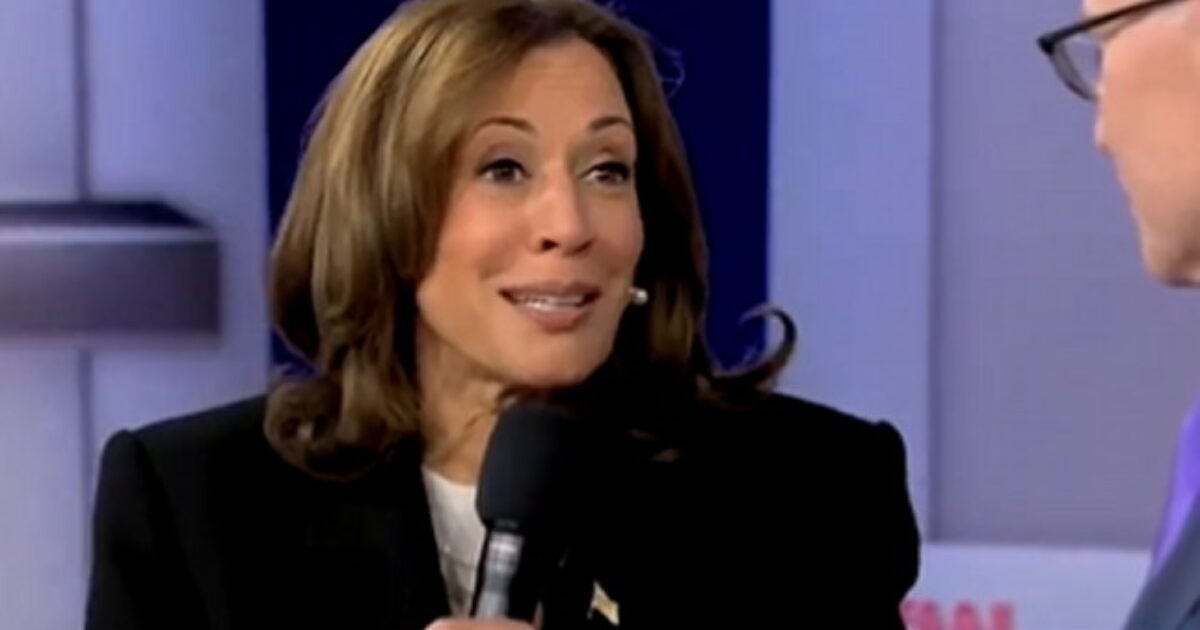 Kamala Harris Reduced to a Stuttering Mess When Pressed on Question ...