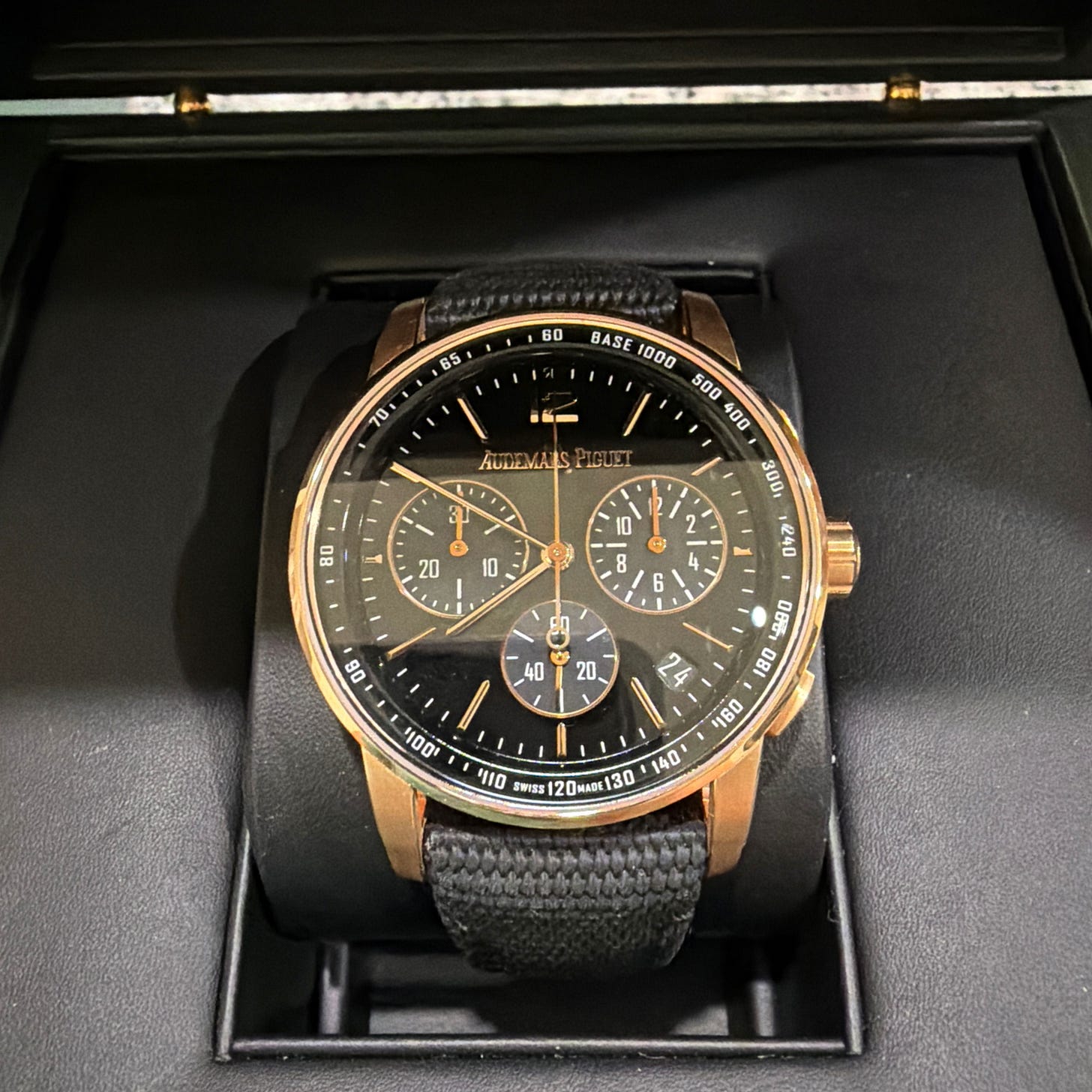 Audemars Piguet CODE 11.59 Chronograph 41 Rose Gold / Black / Arabic / Strap 26393OR.OO.A002KB.01 Listing Image 1