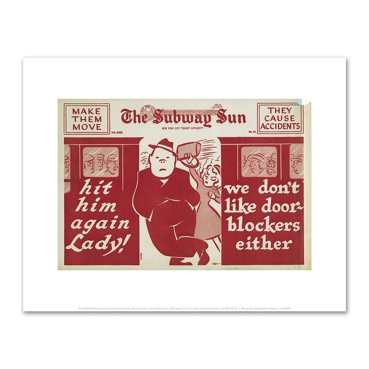 This may contain: an old poster with the words, we don't like door lockers either