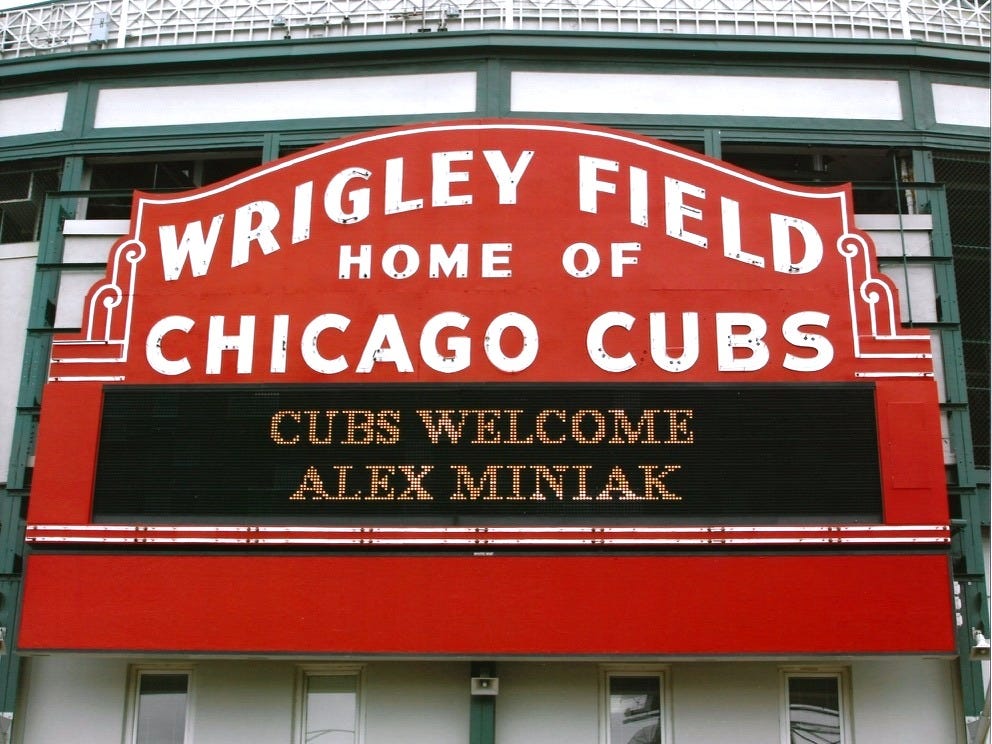 Alex Miniak Wrigley Field Marquee Chicago