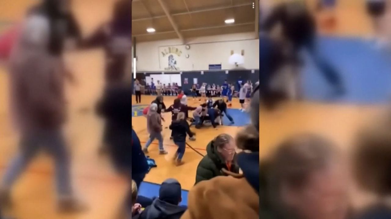 Adults engaged in an altercation at a middle school basketball game in Alburgh, Vermont, on January 31, 2023, that police say later led to the death of a 60-year-old man. Adults engaged in an altercation at a middle school basketball game in Alburgh, Vermont, on January 31, 2023, that police say later led to the death of a 60-year-old man.