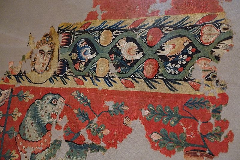 File:Hanging or curtain, Eastern Roman Empire, Egypt, or Turkey, 4th to 5th  century AD, wool, linen, view 7 - Textile Museum, George Washington  University - DSC09850.JPG - Wikimedia Commons